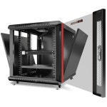 서버 랙 35 딥 네트워크 캐비닛 아래 책상 휴대용 잠금 데이터 인클로저 Powerbar Casters Fan Shelf Hardware PDU Visit