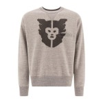 휴먼메이드 라이언 그래픽 크루넥 캐주얼 핏 맨투맨 HM29CS004