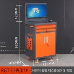 컴퓨터 현장 캐비닛 보관대 작업 철제 랙 캐비넷 수납장 PC 케이스 도난방지