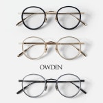 UNKNOWN OWDEN 오우덴 BERLIN SOFT 콤비네이션 보스턴 프레임 일본제 안경도 첨부 다테 1 블랙샌드 루나골드