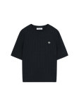 폴햄 여성 케이블 와펜 라운드 반팔 니트 PHF2ER2430