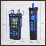 핫 네트워크 케이블 테스터 파워 미터 디스플레이 측정 길이 와이어 맵 트랙 1 NF-8508