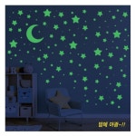 환상의 세계 야광별스티커 야광STICKER 달과별 GS-602