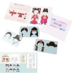 5인세트 우리나라 한복 그림책만들기 북아트재료 초등미술 키트 놀이