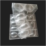 타조알 대형 폴리카보네이트 부활절 초콜릿 달걀 사탕 타조 모양 몰드 24연 부활란 스무딩 PC 1650