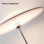 북유럽 플로어 램프 거실 소파 스탠딩 우산 린넨 원단 전등갓 침실 장식 1 Black-D450mm mm H1540