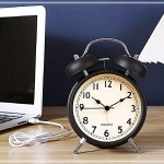 업체HYJU협력체 HWA 자명종 탁상시계 무소음 인테리어 엔틱 2WFFIF1L2O