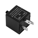 조정 가능한 LED 점멸기 릴레이 방향 지시등 오토바이 모토 액세서리 0 1PC 12V 3 핀 1W-150W