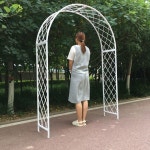 장미넝쿨지지대 덩굴 형 인테리어 대형 꾸미기 아치 화이트120 20 50 크다