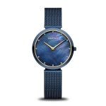 BERING Bering 클래식 여성 크리스탈 Accent MOP 다이얼 시계 NEW 18132-399 2550