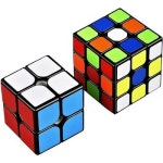 QiYi 매직 큐브 두 개 세트 2x2 3x3 2022 Magic Cube 마
