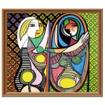 만들기대장 감상그리기 파블로피카소 거울앞소녀