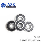 R4 하이브리드 세라믹 베어링 산업용 모터 스핀들 R4HC Si3N4 볼 3NC R4RS 6 35x15 875x4 PC ABEC-1 1