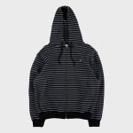 더콜디스트모먼트 더콜디스트모먼트 아웃터 자켓 후드집업 THE COLDEST MOMENT TCstripe hooded zip-up charcoal 554427