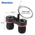 MTB 자전거 시프트 레버 산악 핸들 바 그립 기어 세트 22 사이클링 액세서리