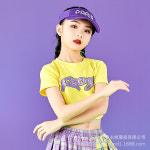 여성 체크 무늬 댄스 세트 재즈 코스튬 모델 쇼 트렌디 의류 줌바 어린이 공연 의상 02 Top J3305 01