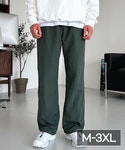 맨즈피플 러너 스트링 밴딩 와이드팬츠