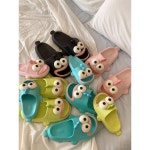 날씬한 눈망울 조커 패밀리 쿨링 eva 소프트 바닥 미끄럼 방지 여름 가정용 재미 욕실 슬리퍼 여