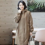 조이마담 비죠 밴딩 후드 코트 엄마옷 중년여성의류 J3240
