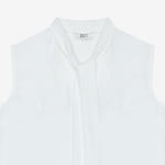 베스띠벨리 허리밴딩 펀칭 블라우스 BKBAE2455