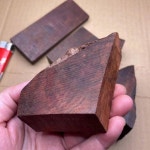 인도 소엽 자단나무 원목구슬 재료 손잡이 자투리 DIY 마호가니 원목 연습 손재 박 재료