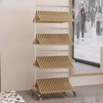 강아지 의류 행거 정리 4단