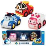 로보카폴리 로보카폴리 달려라 구조대3종세트 폴리 엠버 로이포함
