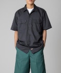 국내정품 Dickies 디키즈 반팔셔츠 1574 워크 셔츠 Charcoal