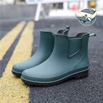 남성용 하천 탐험 짧은 레인부츠 비 오는 날 여름워커 남성워커 하이탑워커 남자워커화