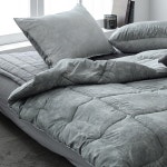 해피니 이불베개세트 마블 M2 차렵이불 베개커버 세트 슈퍼싱글 차콜 베개솜 별매