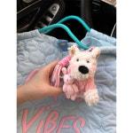 그로밋 강아지 인형 키링 가방 열쇠고리 가방고리 악세사리 17종 1개 14블루플러시로프