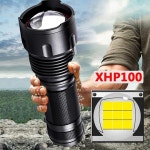 Xhp100 9 코어 고품질 Led 손전등 18650 26650 AA 배터리 토치 XHP50 XM-L2 U3 60 The