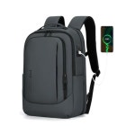 FENRUIEN 비지니스 백팩 배낭 다기능 확장 방수 도난방지 대용량 USB PC - 확장 가