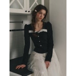 던드롭 던드롭 DD Slim fit lace blouse 3color213018