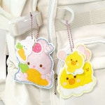 랜덤 1P 펠트키링만들기 열쇠고리만들기 동물열쇠고리