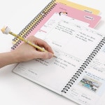 냥냥 오답 노트 초등 학생 공책 스프링 노트 랜덤