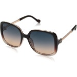 제시카 심슨 오버사이즈 사각 메탈 템플과 UV400 프로텍션 여성용 글래머러스 선글라스 Nude J5715