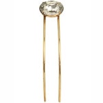 25 Jennifer Behr 젬마 크리스털 헤어 핀 50FB5CRYSTALANTIQUEGOLD TP435768209