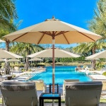 스탠드 대형파라솔 가든 폴딩 캠핑 스퀘어 커피 LED 업소용 디럭스 47 커스텀 로고 패턴 160KG