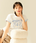 세터 SATUR 클래시 노스텔지아 빈티지 그래픽 반팔 티셔츠 클린 SA242UTS27WH 399746