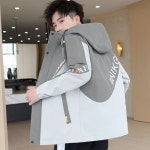 애니율 남성 봄 가을 캐주얼 후드 점퍼 G1298