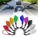 유니버설 M10 오토바이 백미러 교체 부품 스쿠터 전기 자전거 후진 보조 미러 수정 액세서리