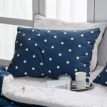 해피니 베개커버 도트 세미마이크로 베개 50x70 베개솜 별매