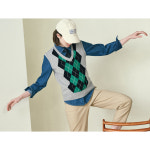 BCBG 클래식 데님 블라우스 B4S2B423