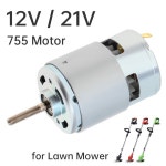755 모터 잔디 부품 12V 전기 범용 21V 교체 예초기 충전식 21V 755 Motor