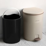 휴지통 9 2L 무소음 파스텔색상 쓰레기통 스트라이프 페달 9 2L