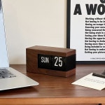 스말켓 탁상용 자동 달력 책상달력 만년 플립캘린더 데스크 8 레트로 투명 지구본 장식품