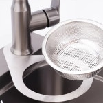 싱크대 모서리 음식물 걸이 주방용품 스텐 거름망