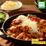 UNKNOWN 청춘닭갈비 400g 3봉 국내산 냉장 1등급 무항생제 닭다리살 오뚜기 라면사리 100g 2봉 참기름 4 1개증정