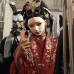 여자 경극가면 얼굴 가면 풀페이스 순백 중국 변검 고대 마스크